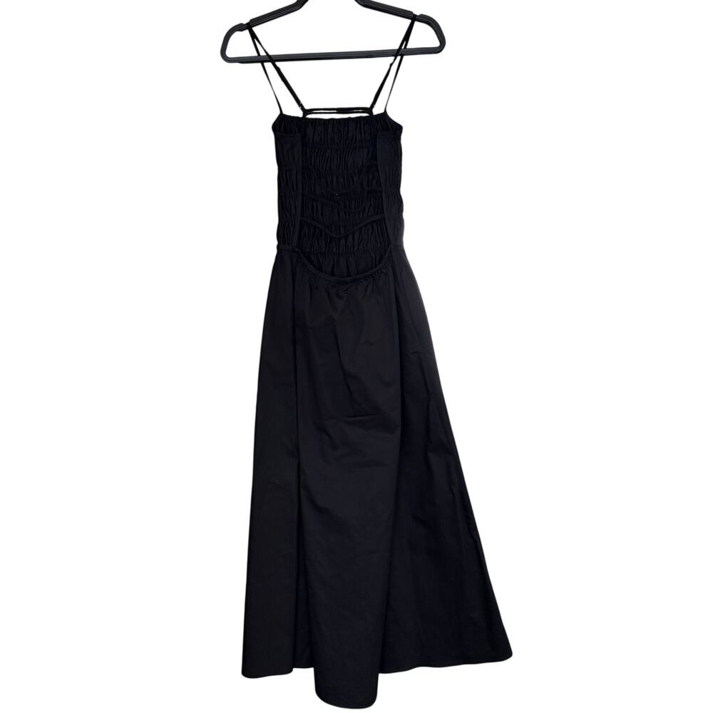 NWT Solid & Striped The Delta Dress Blackout Open Back Midi Sz XS $248 - Picture 8 of 11